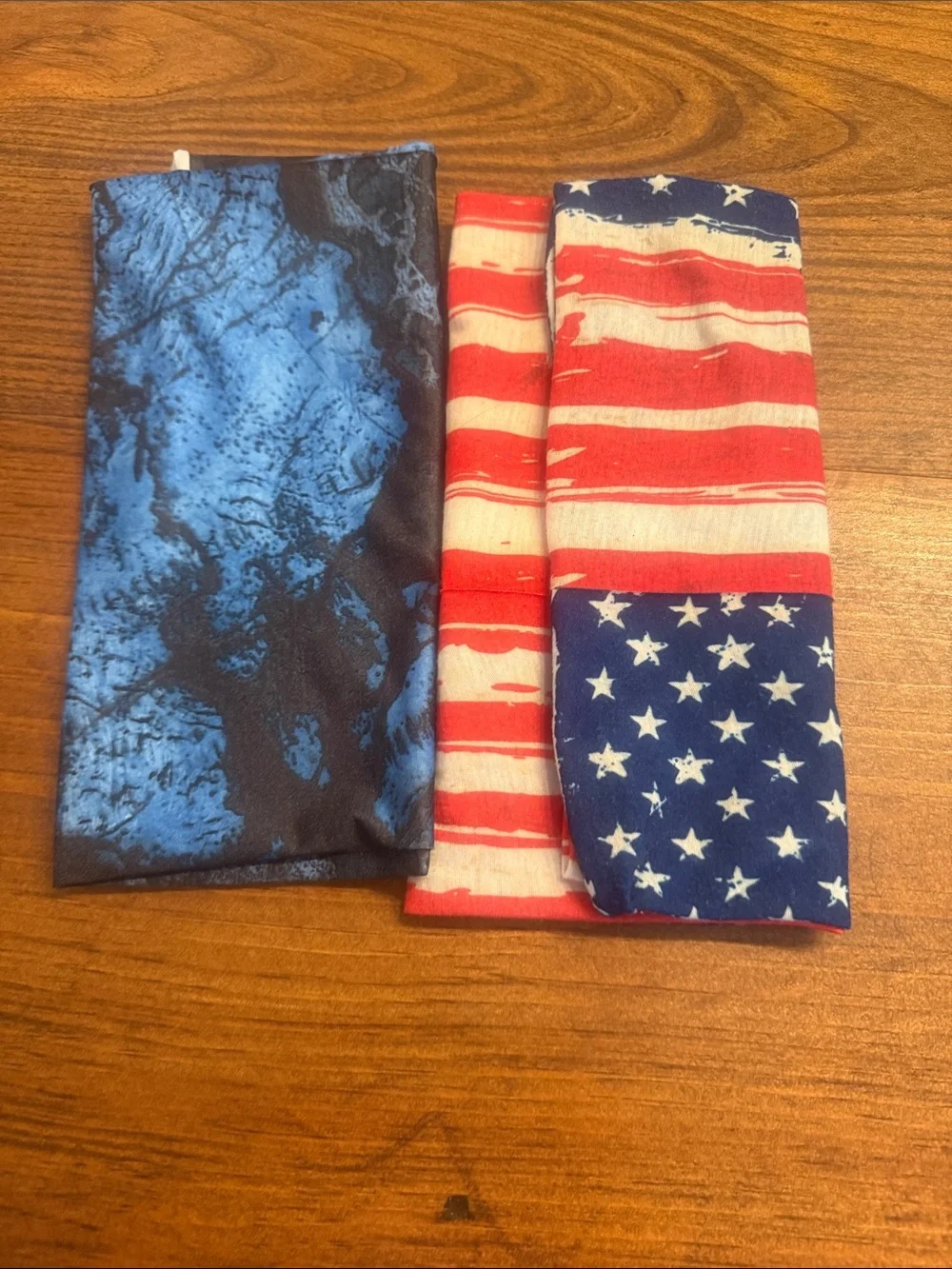 Magellan Outdoors Blue and Black Marble Neck Gaiter